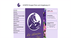 Desktop Screenshot of hospiz-prien.de